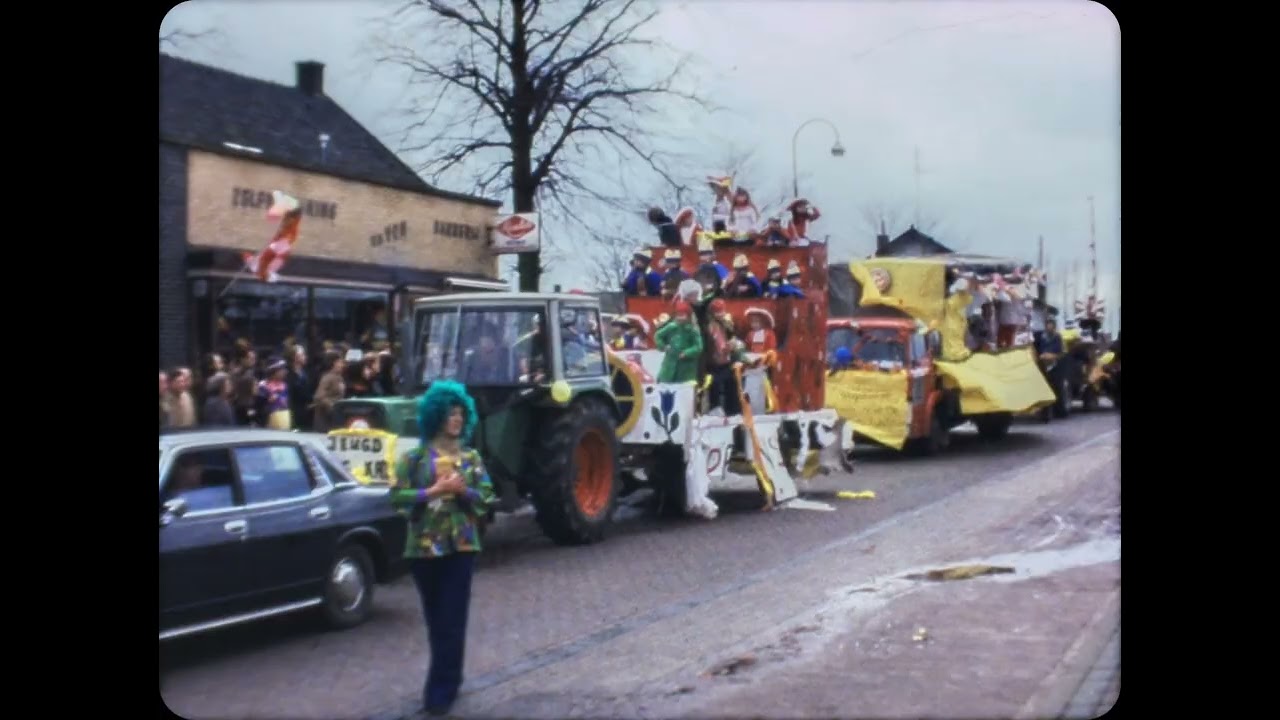 Carnaval optocht Cuijk 1977