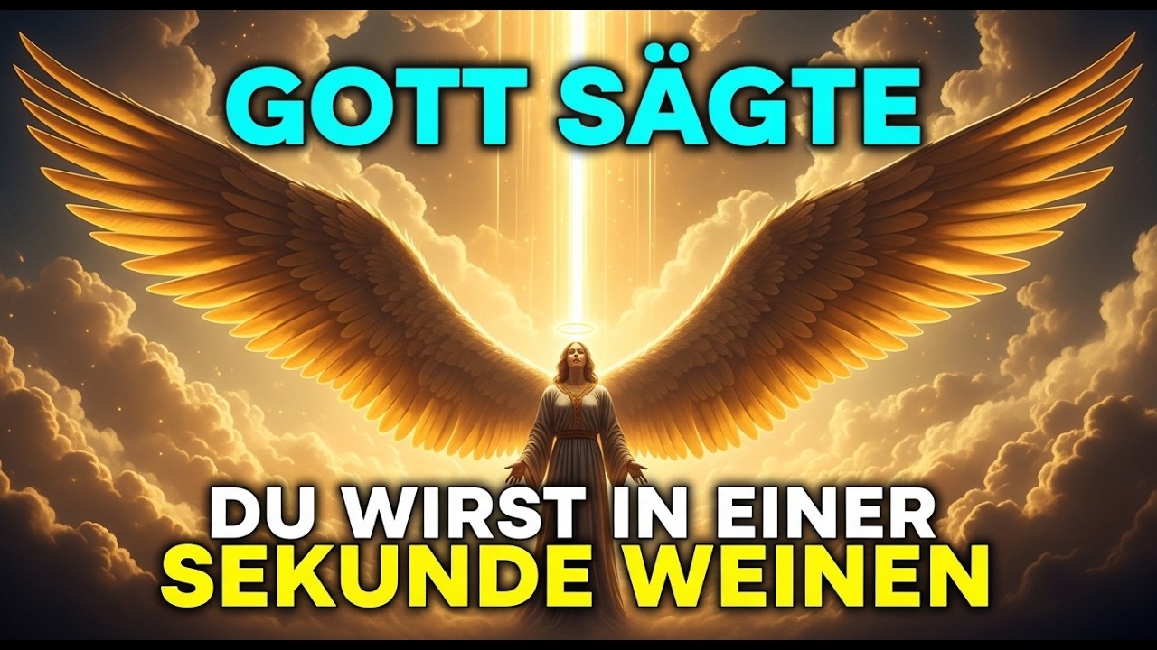 AUSERWÄHLTER: GOTT SPRICHT KLAR IN DIESER BOTSCHAFT — DU MUSST ZUHÖREN