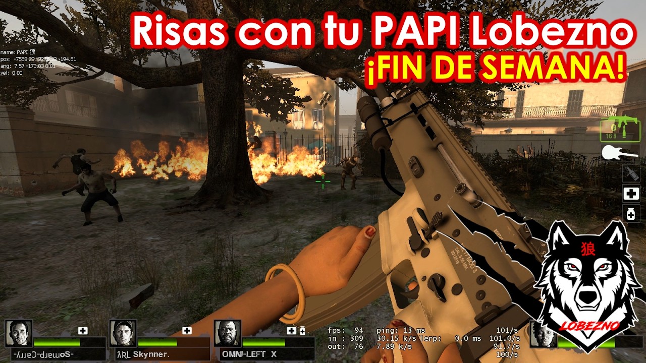 AMANECIDA CON TU PAPI LOBEZNO TU PAPI!!!#left4dead2envivo #left4dead2
