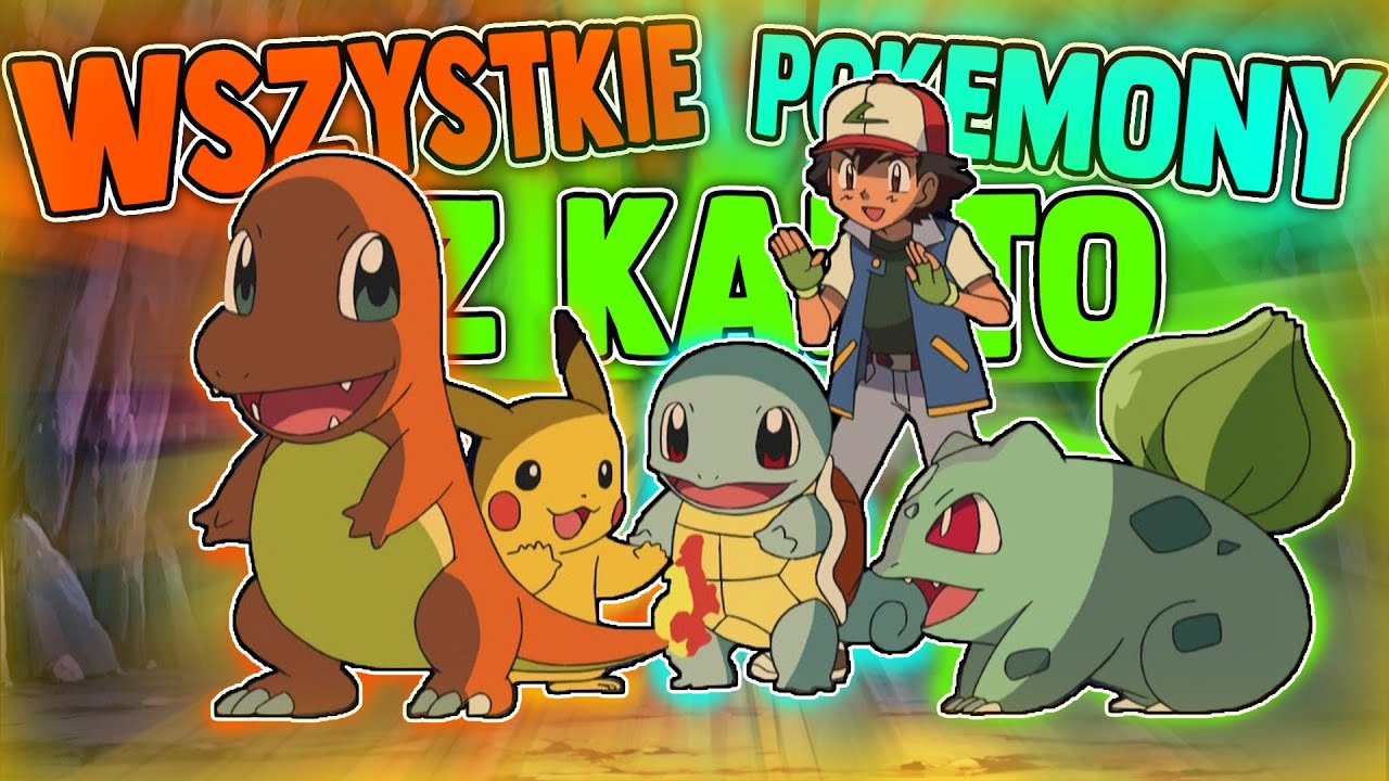HISTORIA WSZYSTKICH POKEMON&Oacute;W ASHA Z KANTO