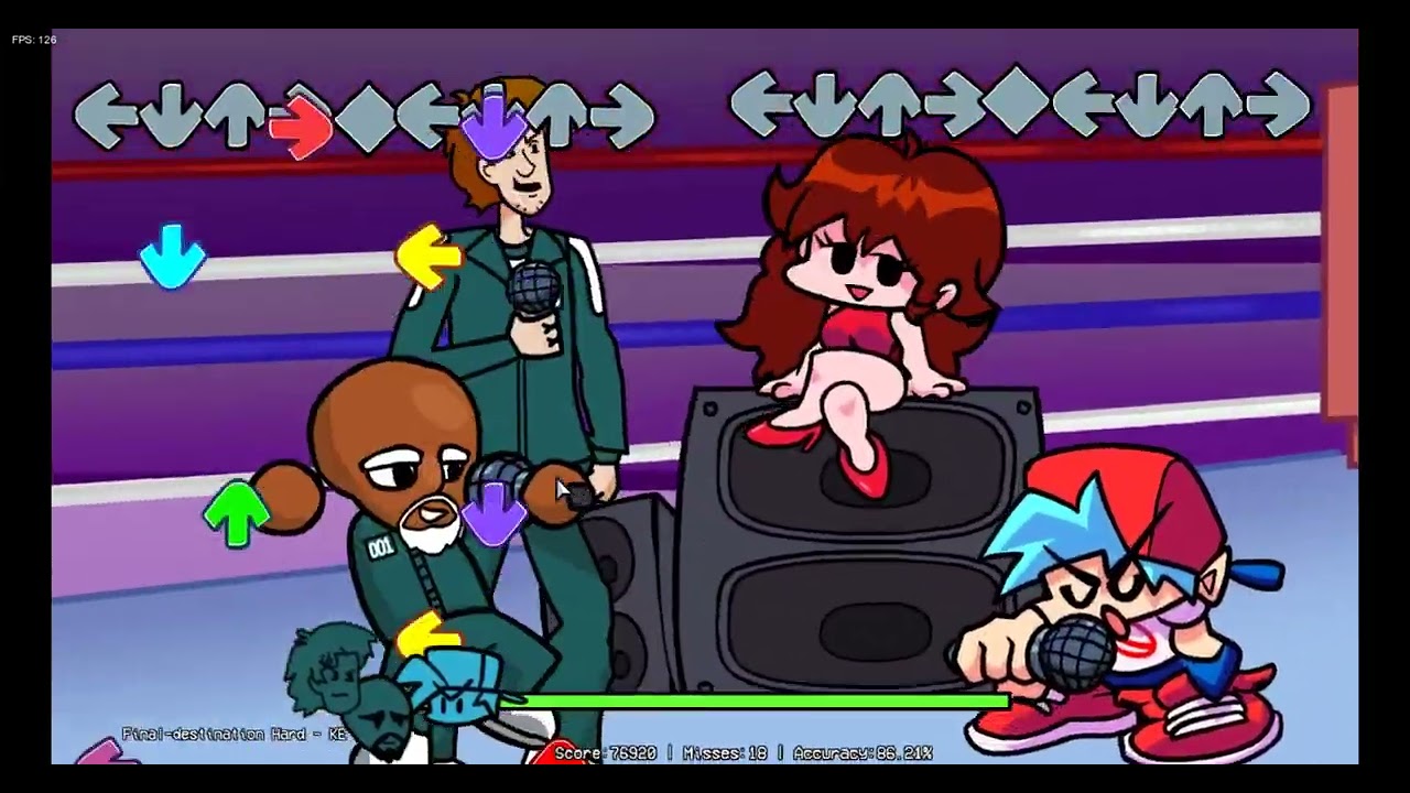 【FNF/Sprite】Squid Game-Shaggy x Matt