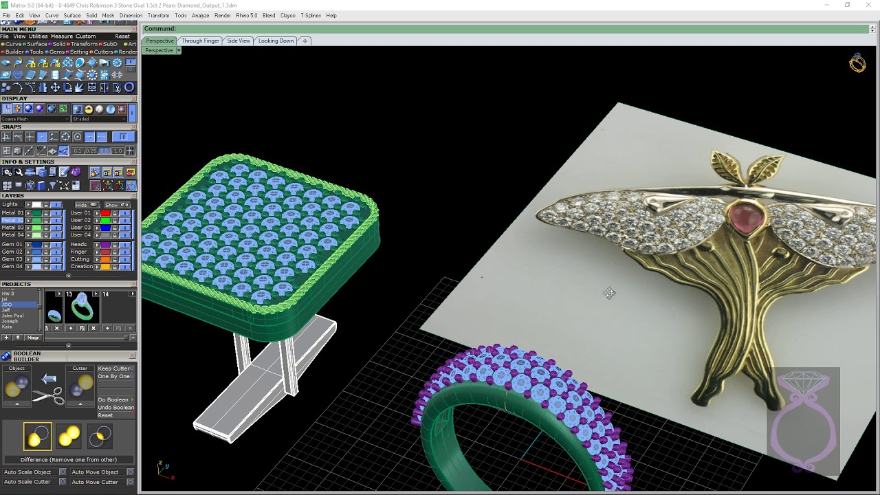Matrix Setting Part 9 Pave