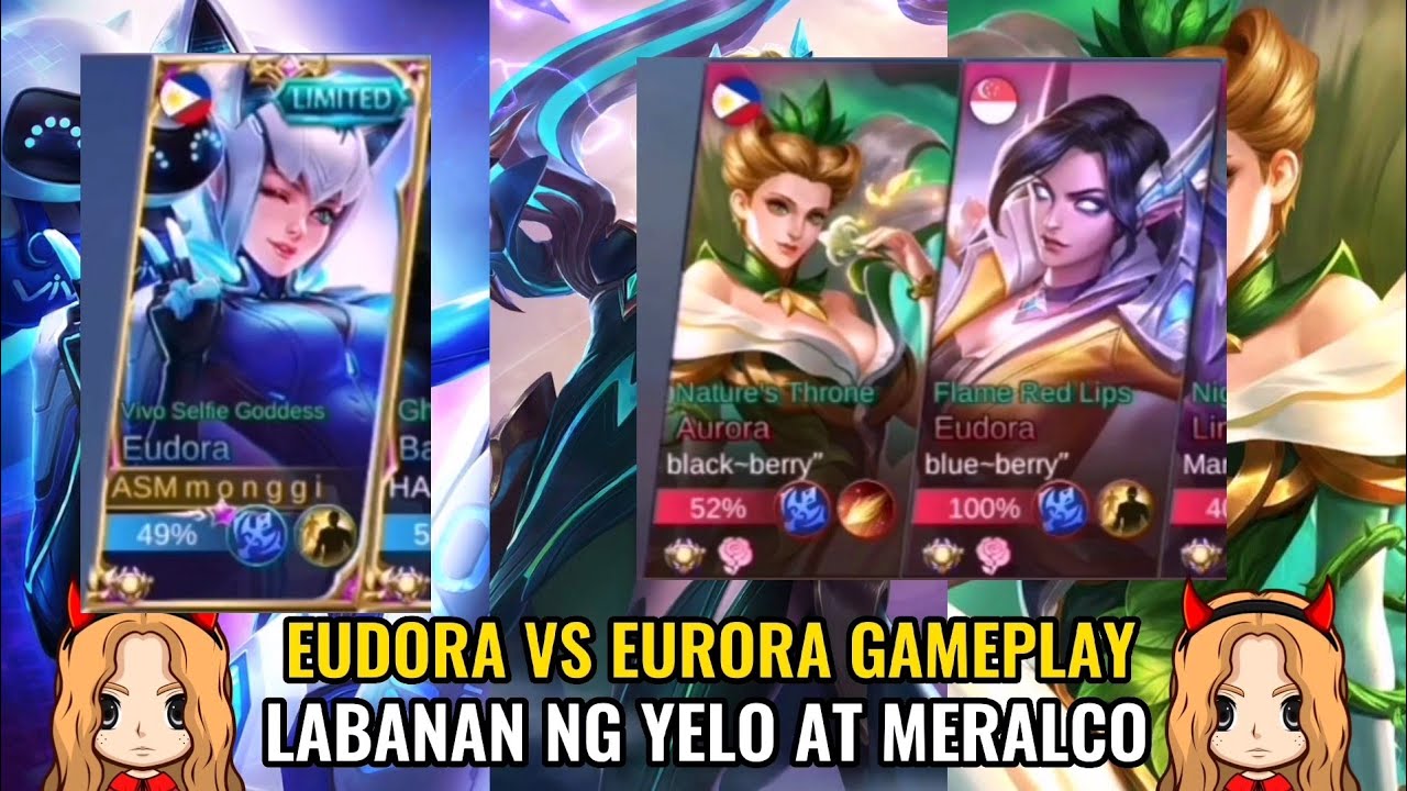 Eudora vs EuRora Phobia Gameplay ng Magduo na Kalaban