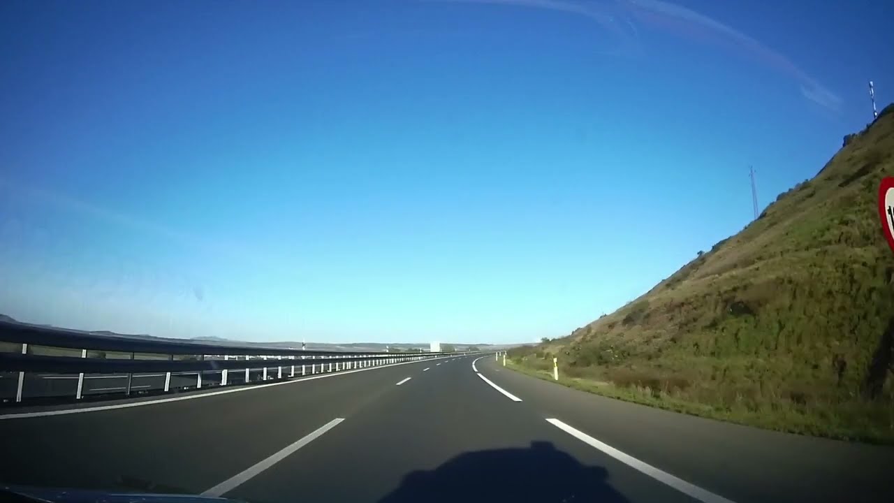 Viaje desde Logroño a Zaragoza por la Autopista AP68. [RUIDO BLANCO DE MOTOR]