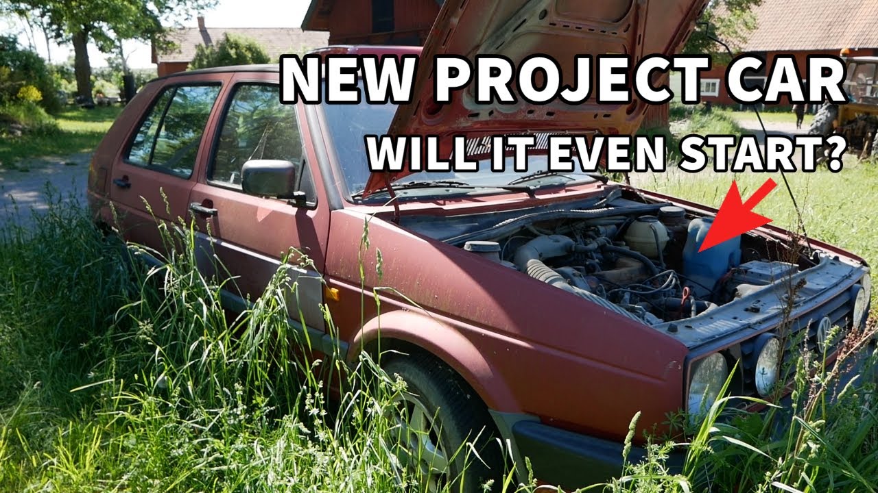First Start in YEARS! - VW GOLF MK2