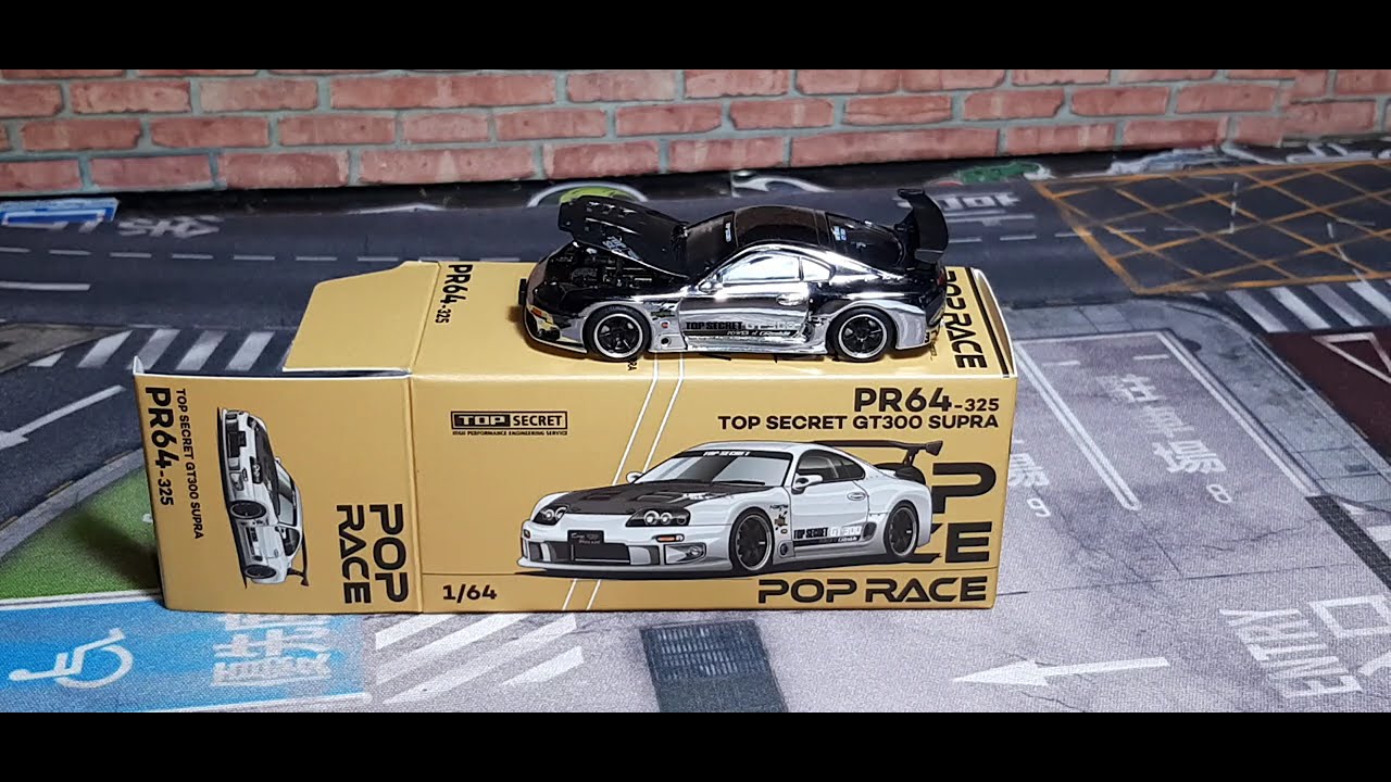 SUPRA GT300 TOP SECRET POP RACE 1:64
