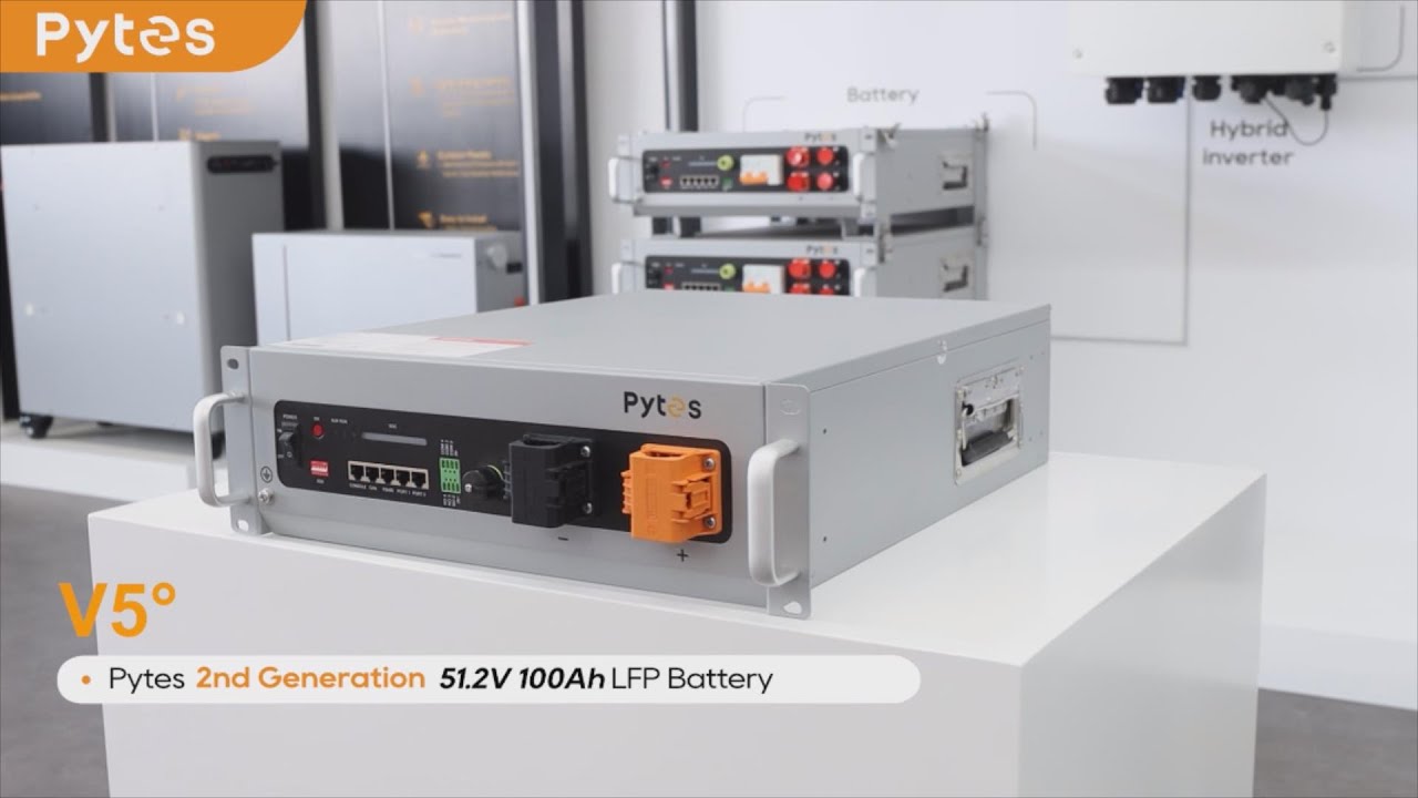 V5 | Pytes 2nd Gen 51.2V 100Ah LFP Battery &ndash; Compact Power, Smarter Energy Storage