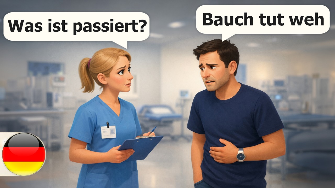 23 Minutes of Easy German Dialogues | German Healthcare Conversations (A1-A2)