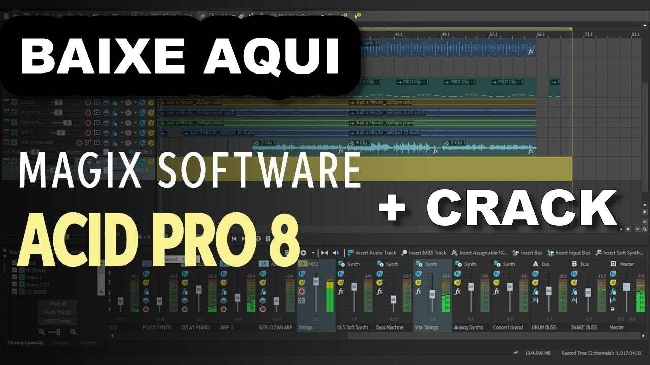 Acid Pro 8 - Tutorial Instalando e Ativando  Win - raro