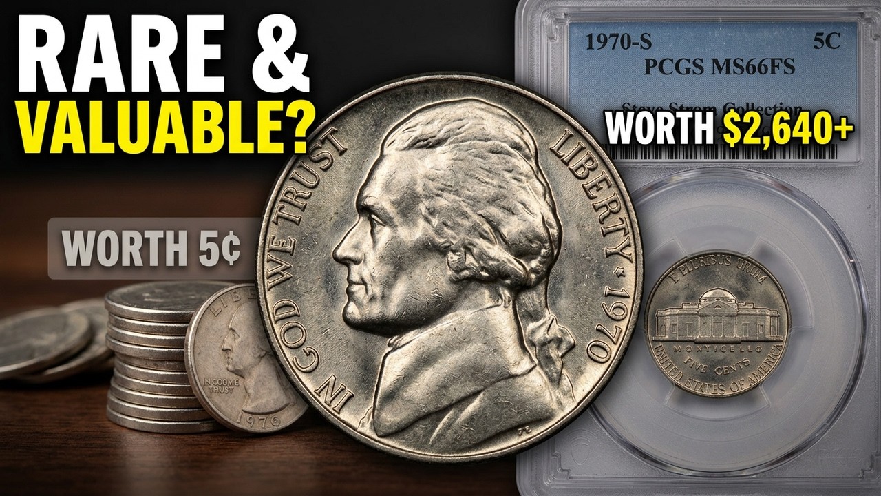 $6,462 Jefferson Nickel! Rare 1970 Varieties & Mint Errors Guide | COİN AZ
