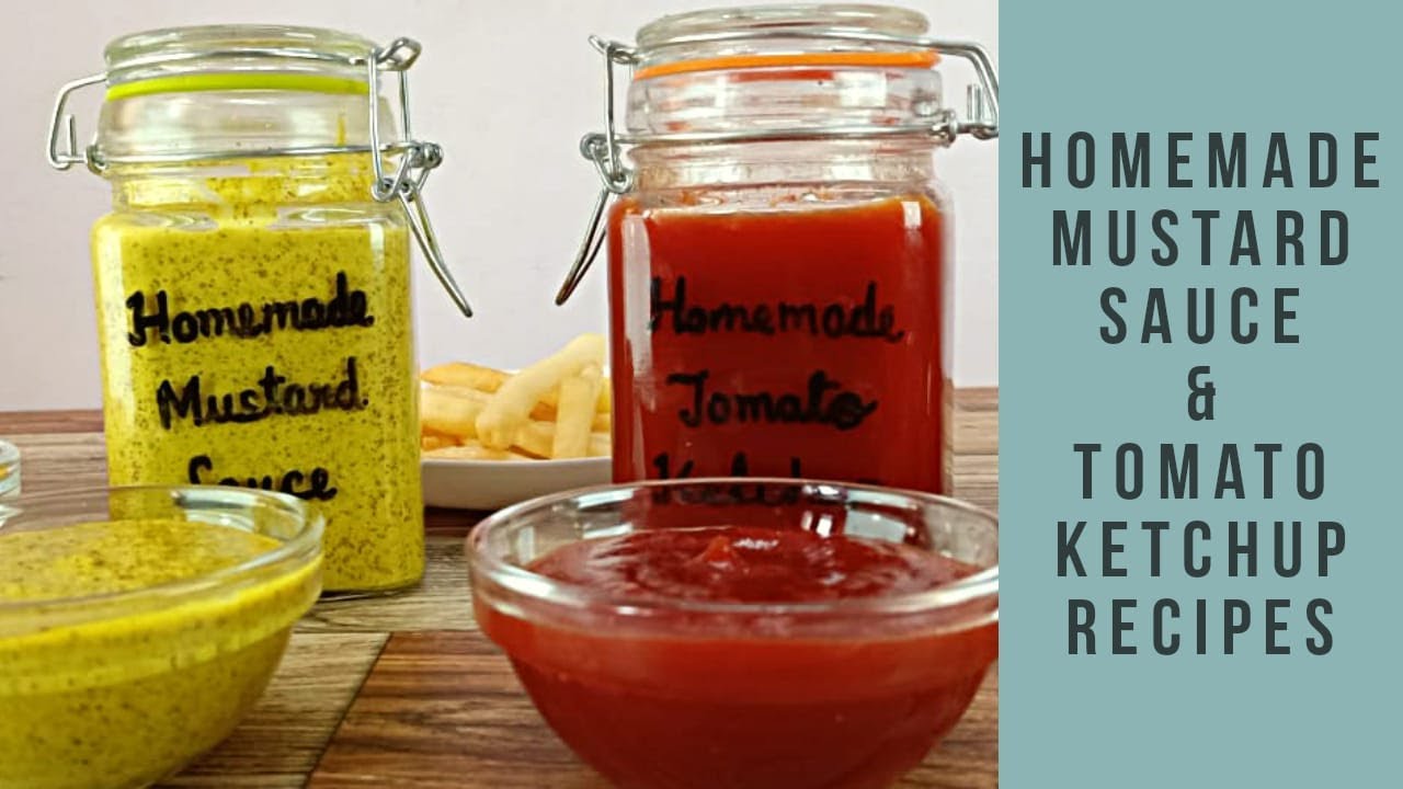 2 Homemade Sauce Recipe |  Mustard Sauce & Tomato Sauce Recipe