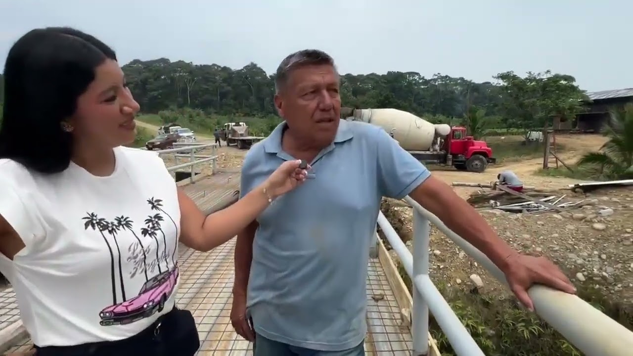 LA PREFECTURA DE SUCUMBÍOS REALIZÓ FUNDICIÓN DEL PUENTE TARUKA, 10 DE AGOSTO, BENEFICIO AL AGRO