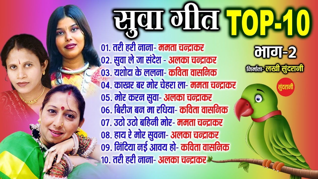 Suva  Geet  - सुवा गीत - Top -10  - Bhag - 02 - Audio Jukebox - Cg Song - New Song