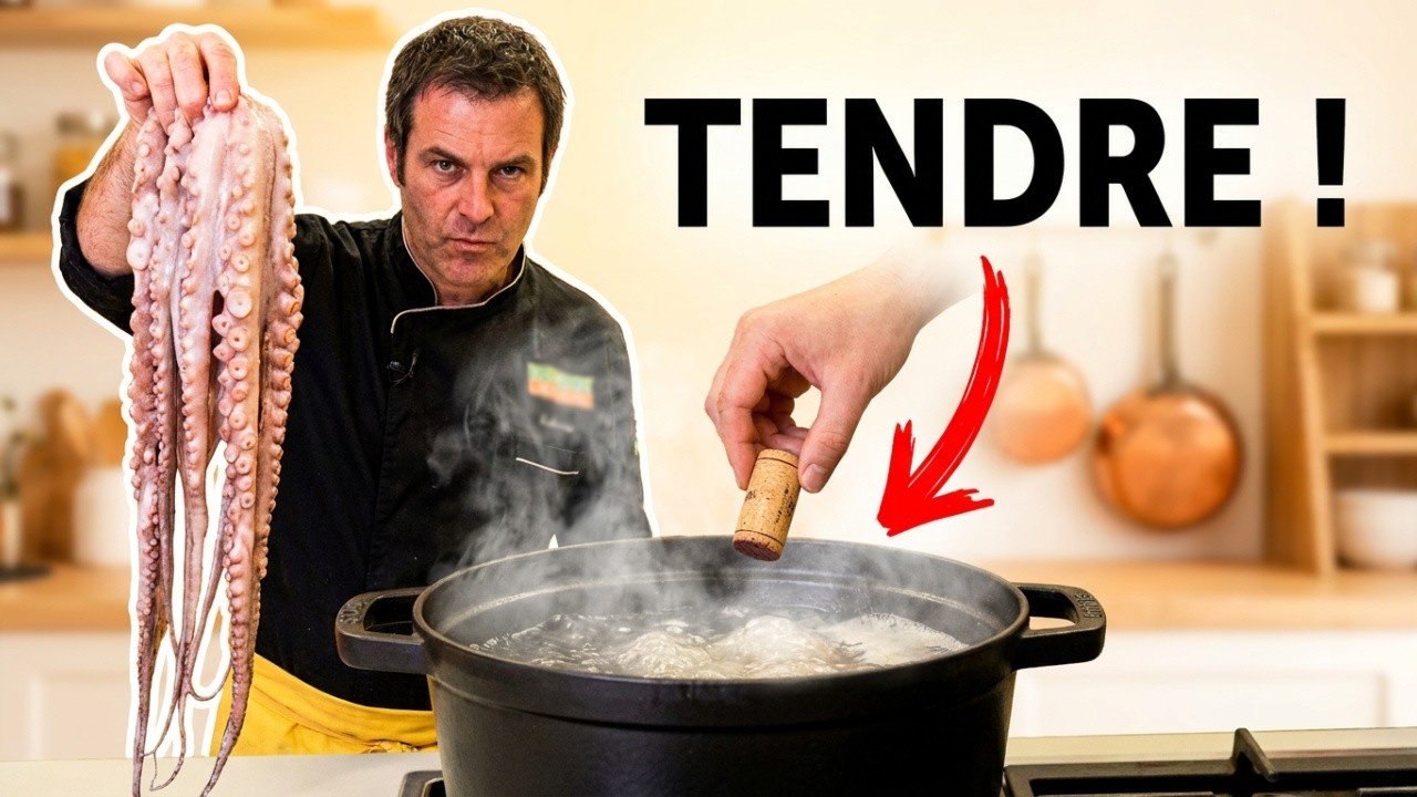 Comment cuire un poulpe ? - 750g