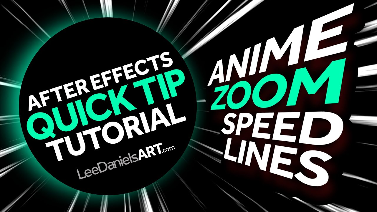 Учебник по After Effects | КРАТКИЙ СОВЕТ | Аниме ZOOM Speed ​​Lines