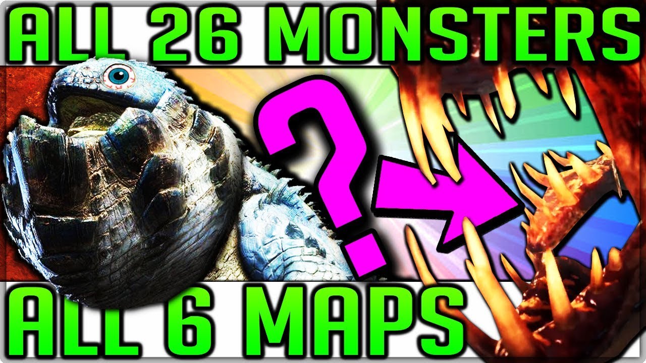 ALL 26 MONSTERS SHOWCASE + BREAKDOWN - RANKED BEST TO WORST BY MAP - Monster Hunter World!