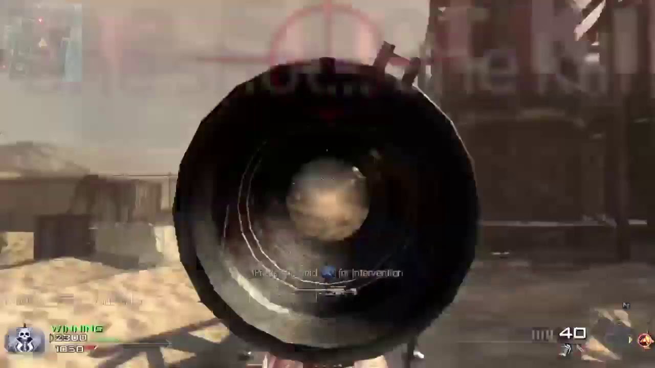 Satisfying MW2 Intervention Gameplay