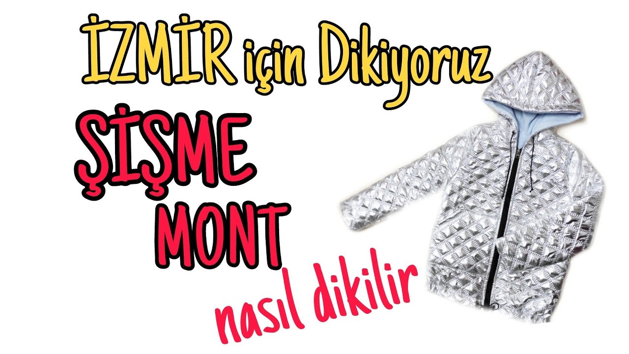 ŞİŞME ÇOCUK MONT kesimi ve dikimi..HOW TO SEW AN INFLATABLE CHILDREN JACKET