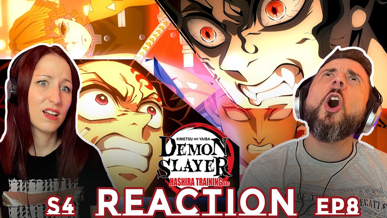 THEY CAN'T END IT LIKE THIS! | Couple First Time Watching Demon Slayer | S4 E8