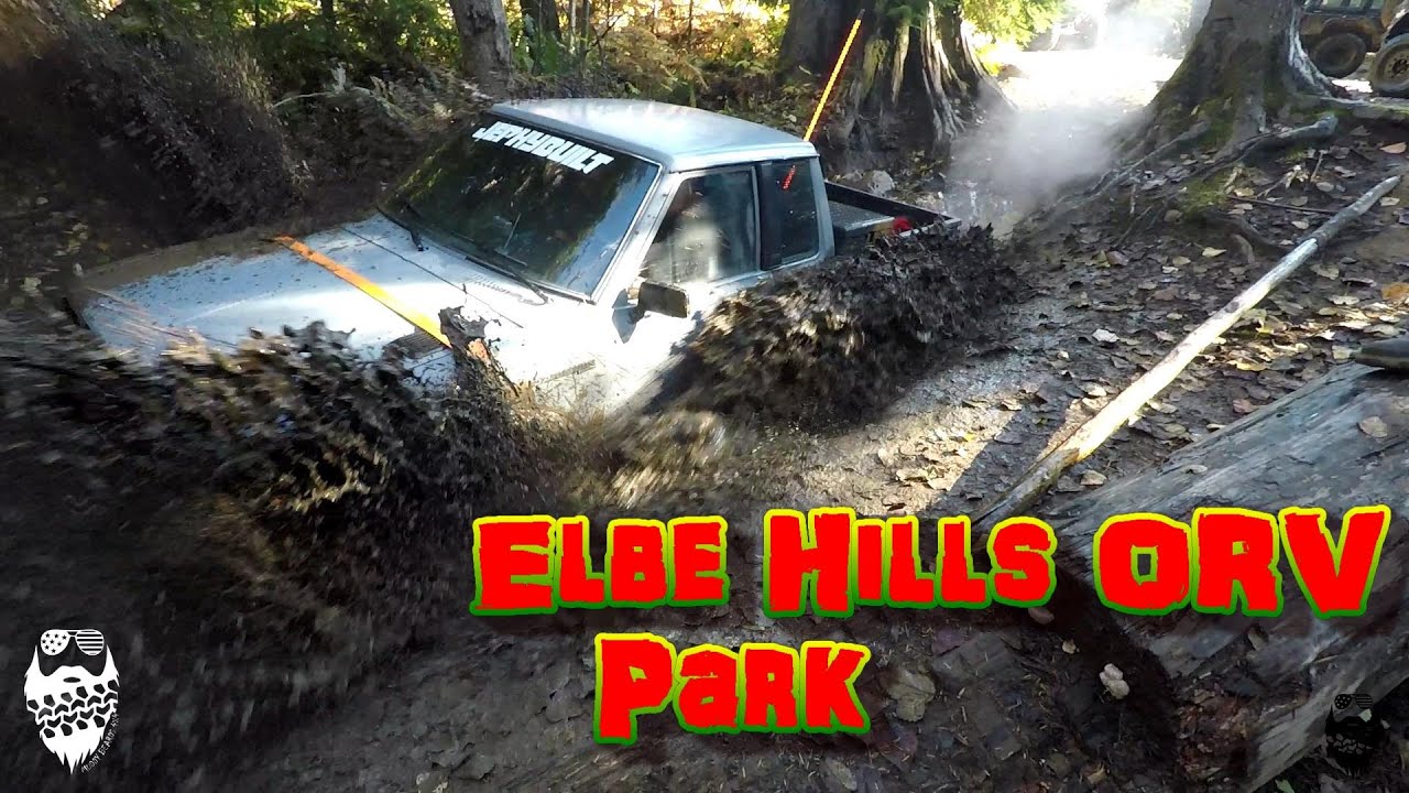 We get STUCK at Elbe Hills ORV Park, November 2019 Trail ride with 2 Jeeps , Datsun and an S10.
