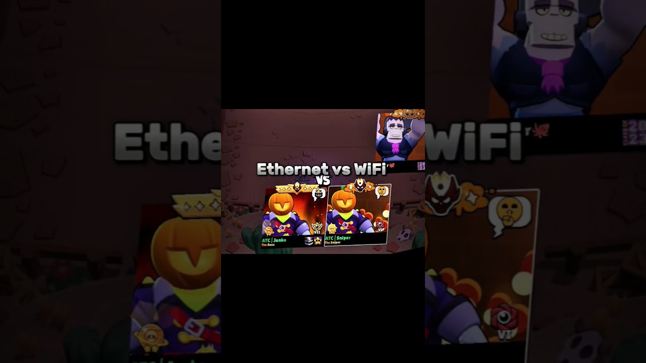 Ethernet vs WiFi💀🙏#brawlstars #supercell #proplayer #edit #skulledit #shorts #viralshort #viralvideo