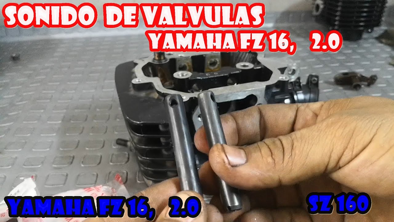 como solucionar el problema de sonido de valvulas fz 16 yamaha,fz 2.0 szyamaha 160,fazer 160