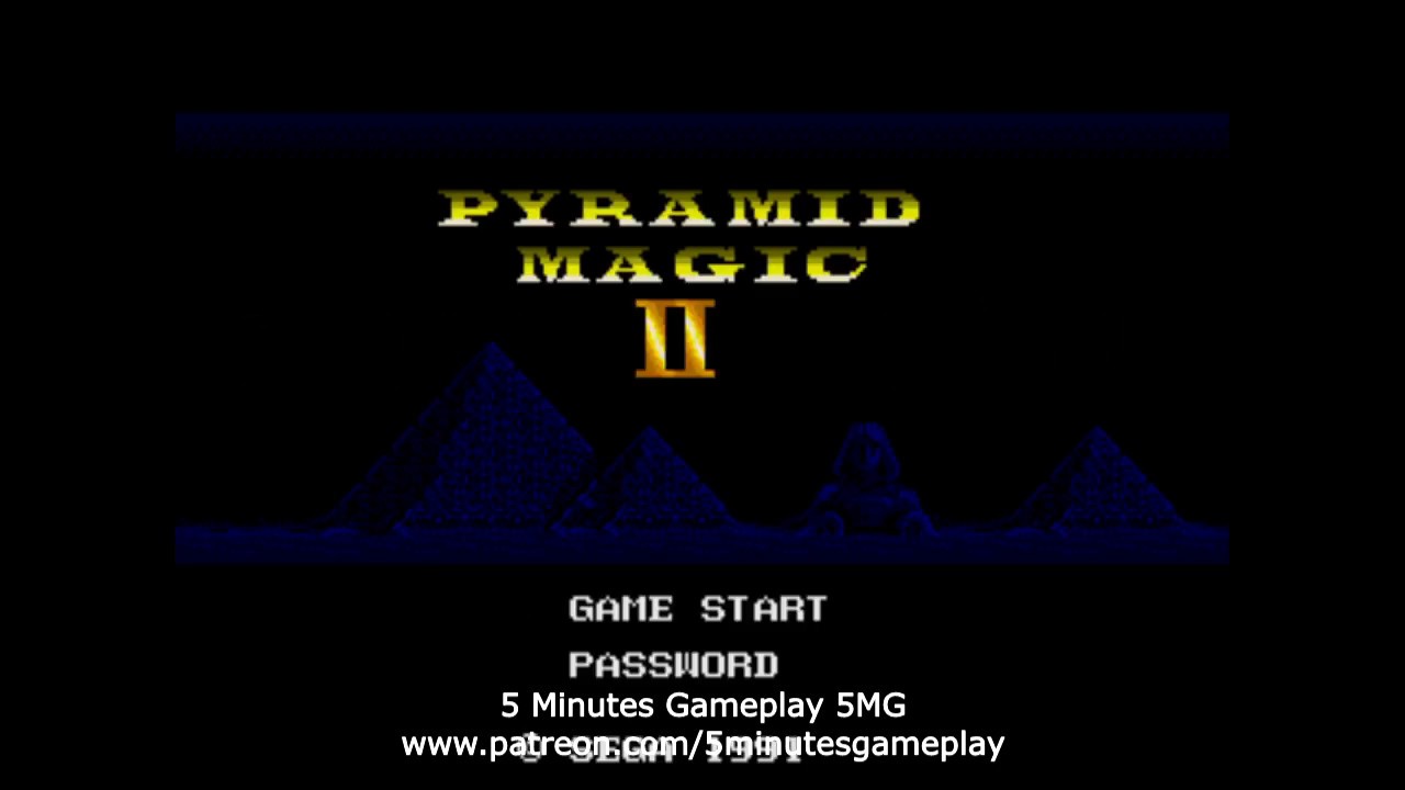 Pyramid Magic 2 (Sega Genesis / Mega Drive) 5MG