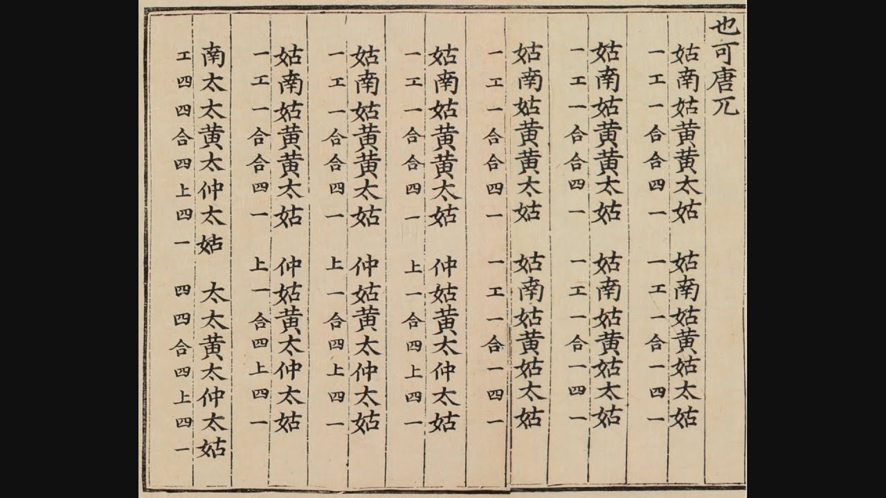Court music from China's Yuan Dynasty 元朝宫廷音乐, from 