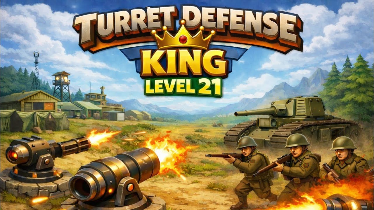 Turret Defense King level 21 walkthrough 