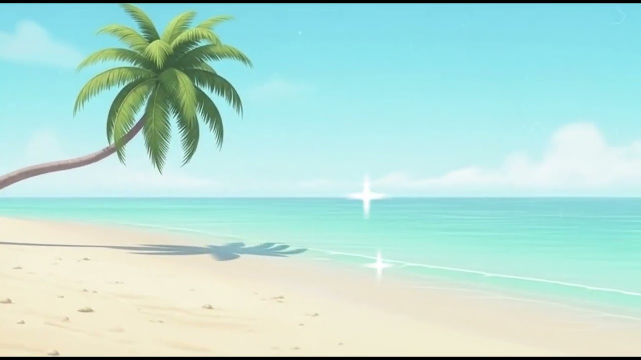 Relaxing Ocean Waves 🌊 Tropical Chill Music for Calm Mind