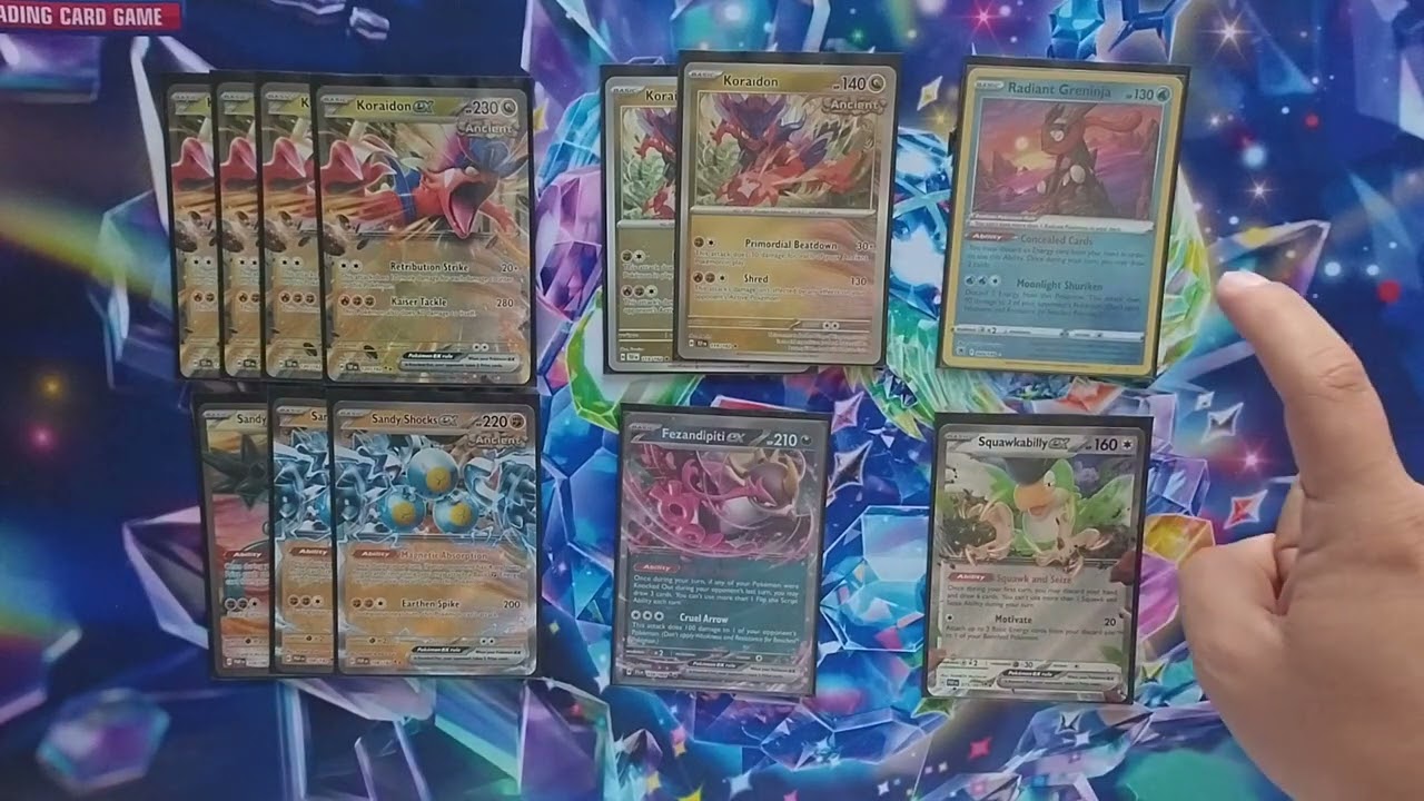 Mejoramos El Deluxe Battle Deck Koraidon Ex Y Sandy Shocks Ex PokémonTCG Surging Sparks