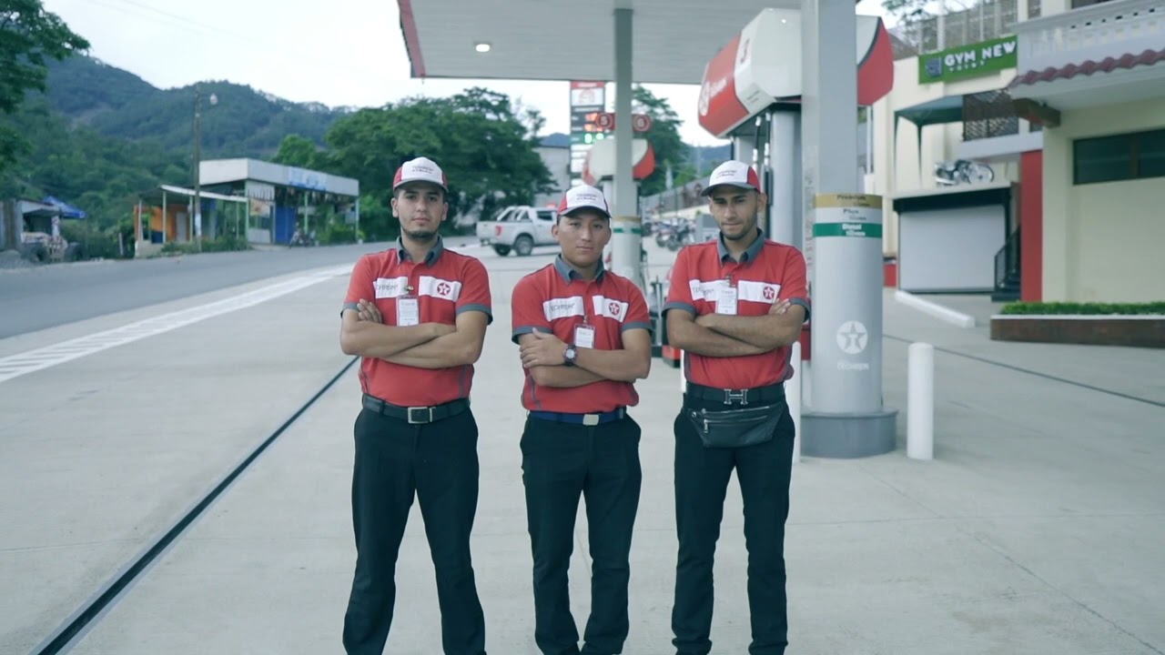 Estación de servicio New Point Plaza Texaco Guatemala, El Chol, Baja Verapaz.