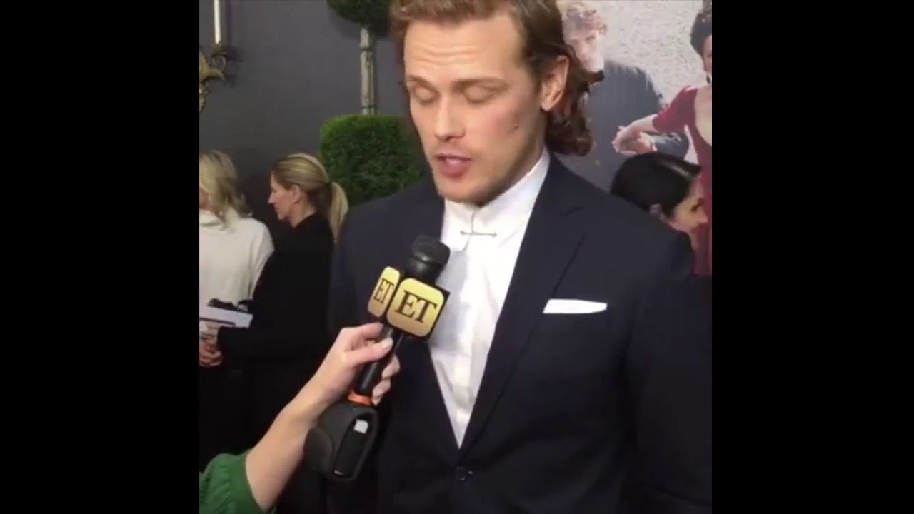 Sam Heughan Outlander - Entertainment Tonight - Red Carpet