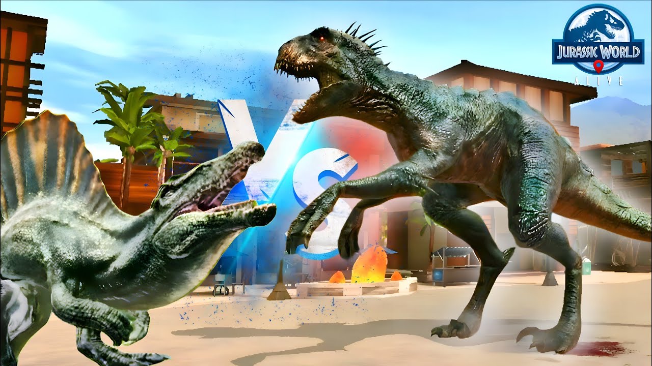 Rebirth SPINOSAURUS Gang Vs SCORPIOS REX BOSS || Jurassic world alive || V3.16