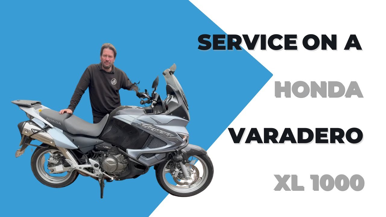 Servicing a Honda Varadero Motorbike