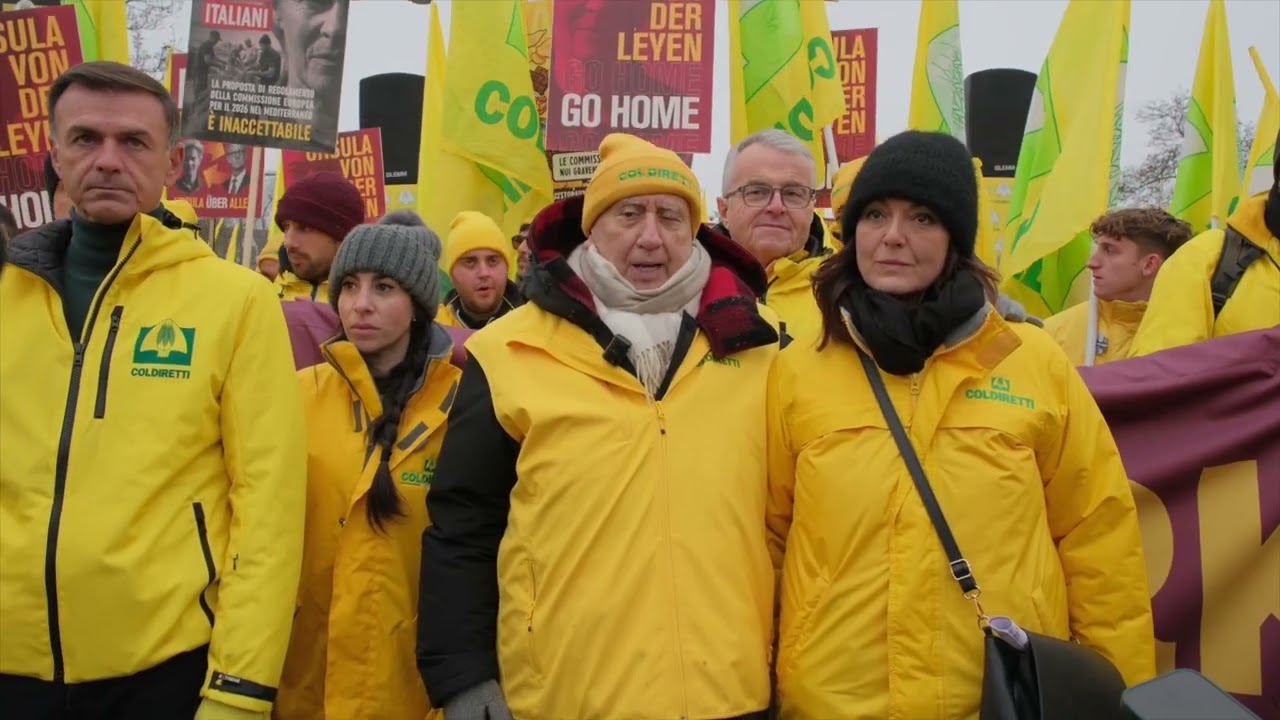 Manifestazione Strasburgo: Mercosur, dichiarazione Vincenzo Gesmundo Segretario Generale Coldiretti