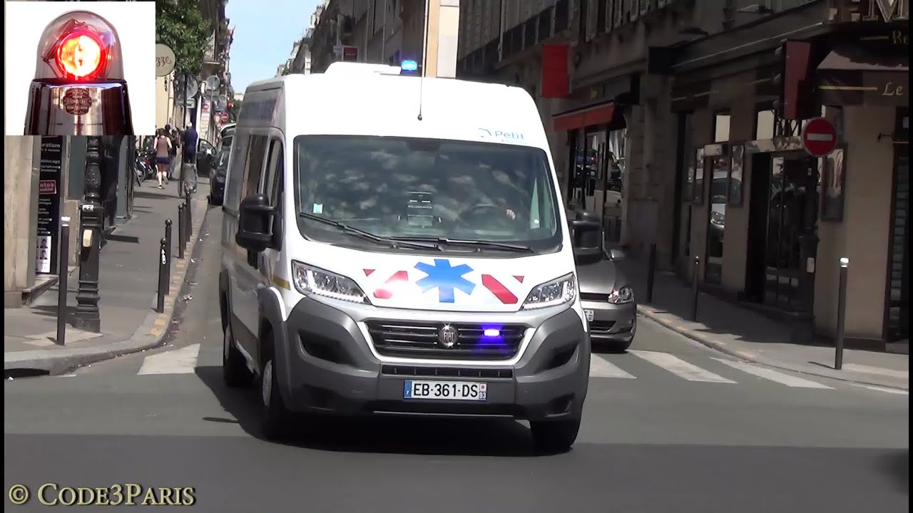 Emergency Ambulance Responding in Paris