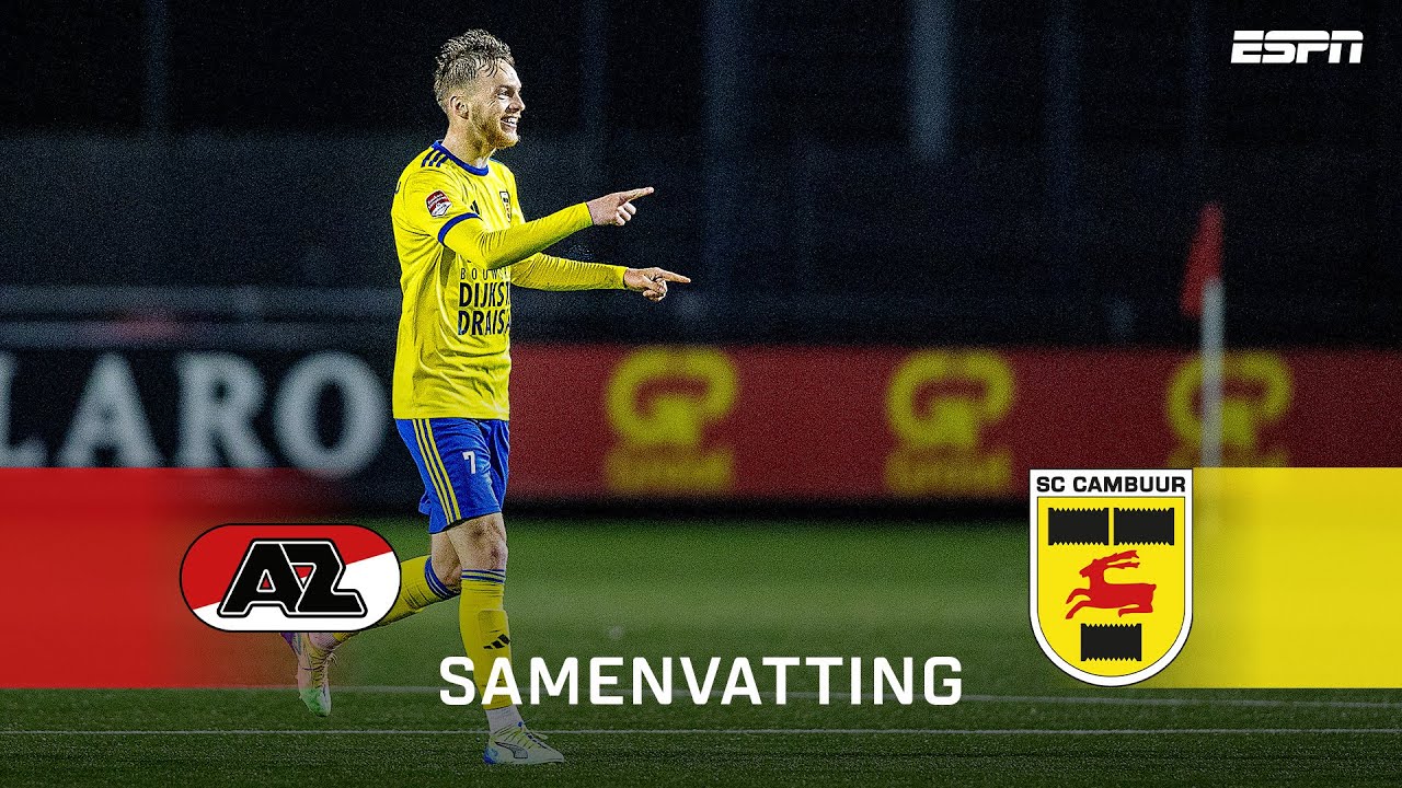 REMCO BALK scoort FRAAI na perfecte counter CAMBUUR!👌 | Samenvatting Jong AZ - SC Cambuur