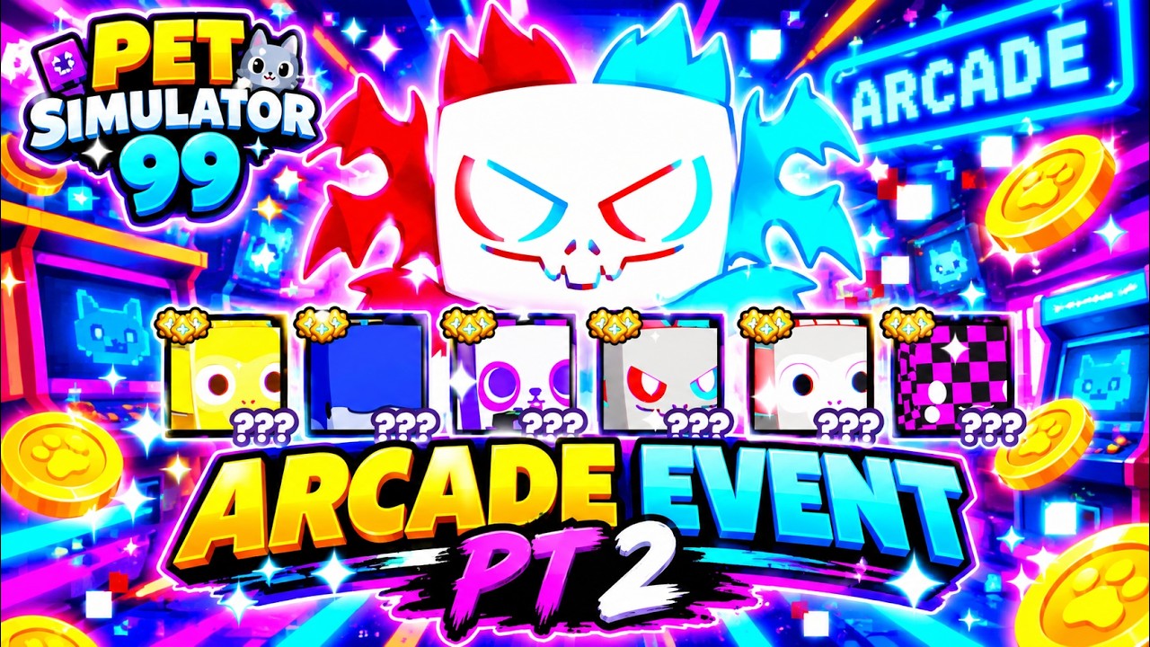 [NEW] LEAGUES ! COIN CRAFT ! PET SIM 99 ! ARCADE EVENT PART 2 !