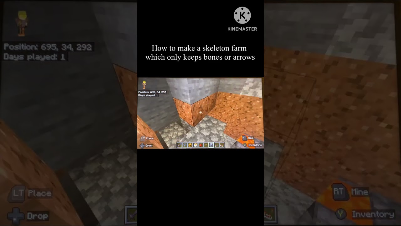 How to make a skeleton farm with an item sorter
