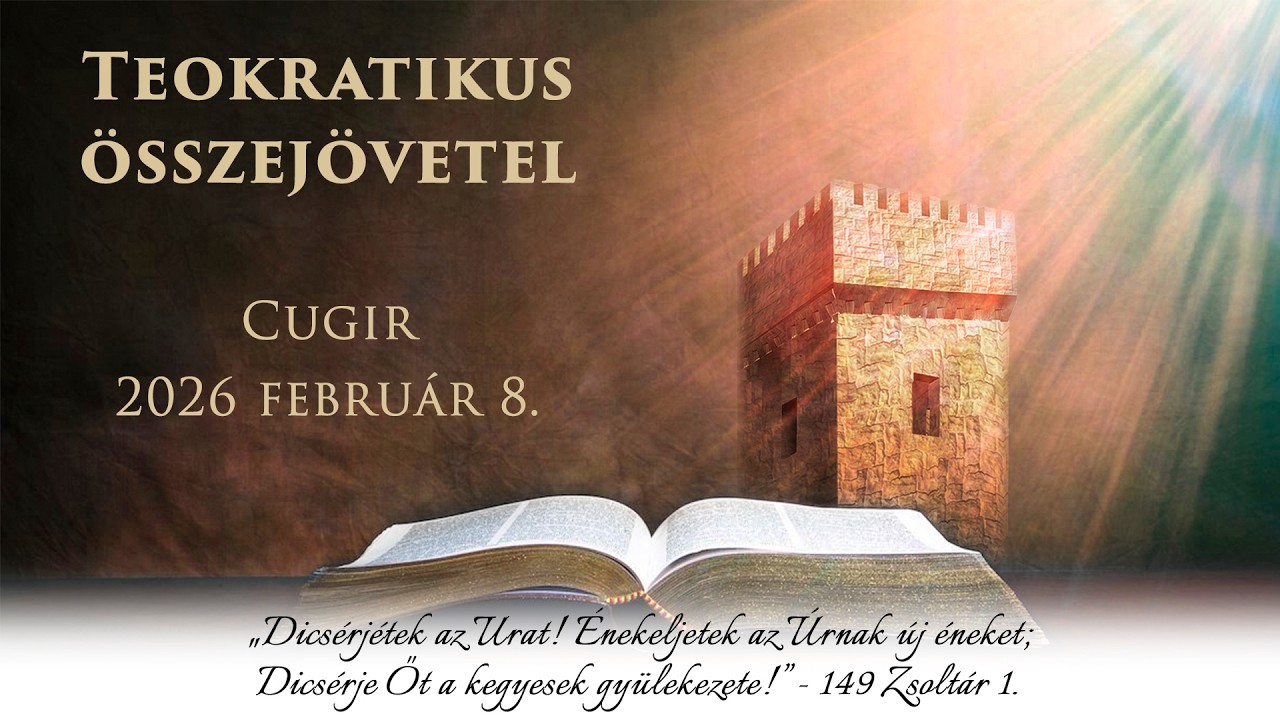 Teokratikus összejövetel - Cugir - 2026 február 8.