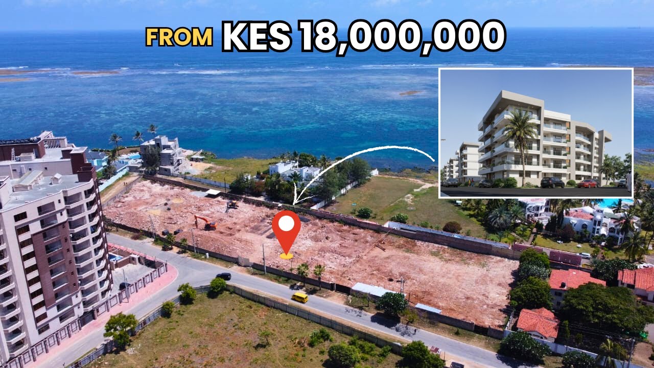 Nyali Sea View Apartments | 2BR 18M • 3BR 25M • 4BR 32M