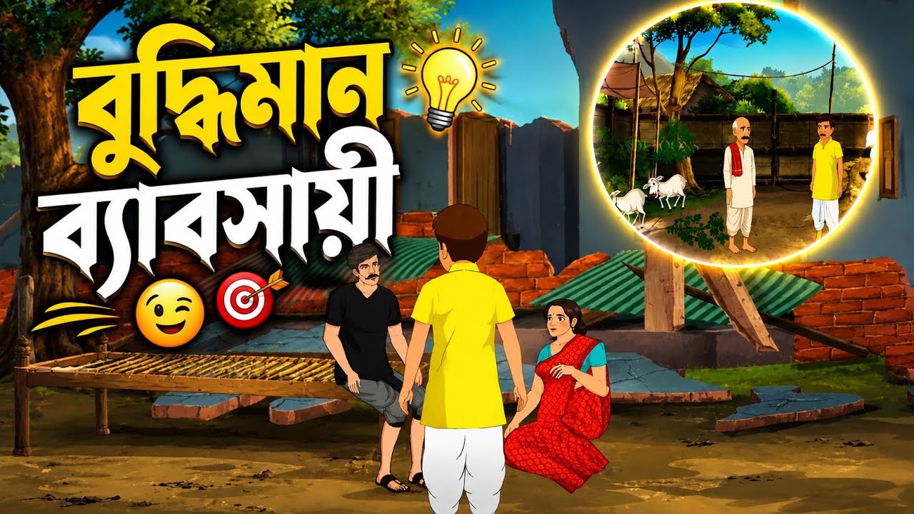 বুদ্ধিমান ব্যবসায়ী |SMART BUSNESSMAN | BANGLA CARTOON | FAMOUS CARTOON | BENGALI FAIRY TALES |