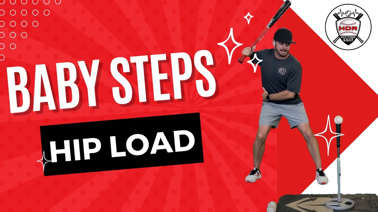 💢Baby Steps - Hip Load 💢 | Hitting Done Right - Youth Baseball Swing Tips