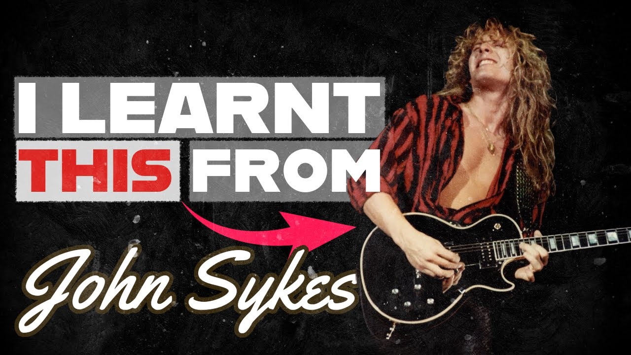 I learnt THIS from John Sykes...