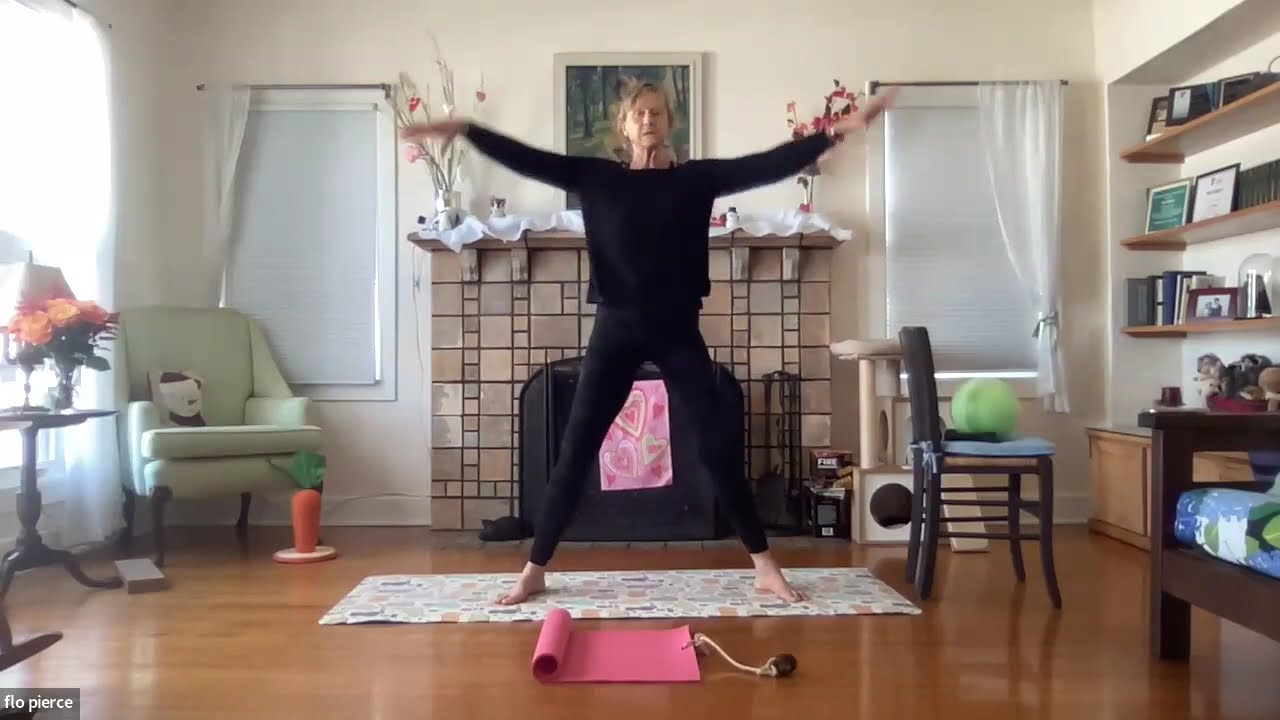 Barre with ball, weights, and flo