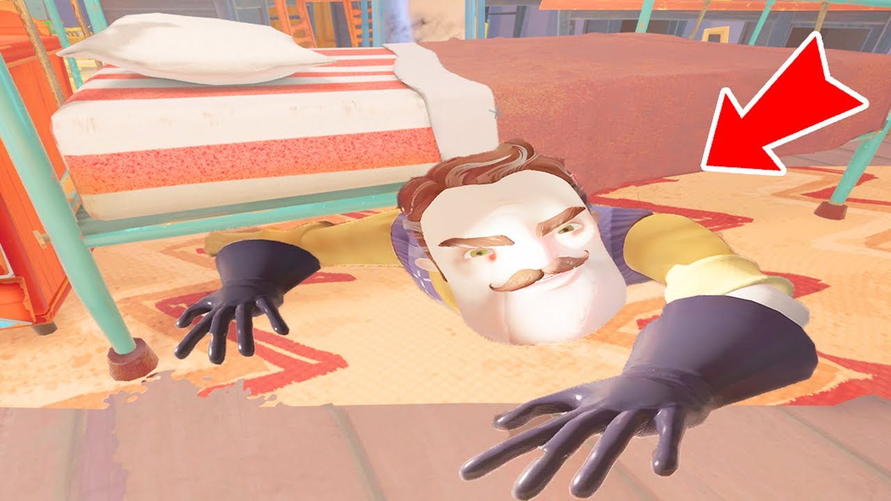 BAY WİLSON'IN YATAK ALTINDA İŞİ NE? Hello Neighbor 2 Oyunu