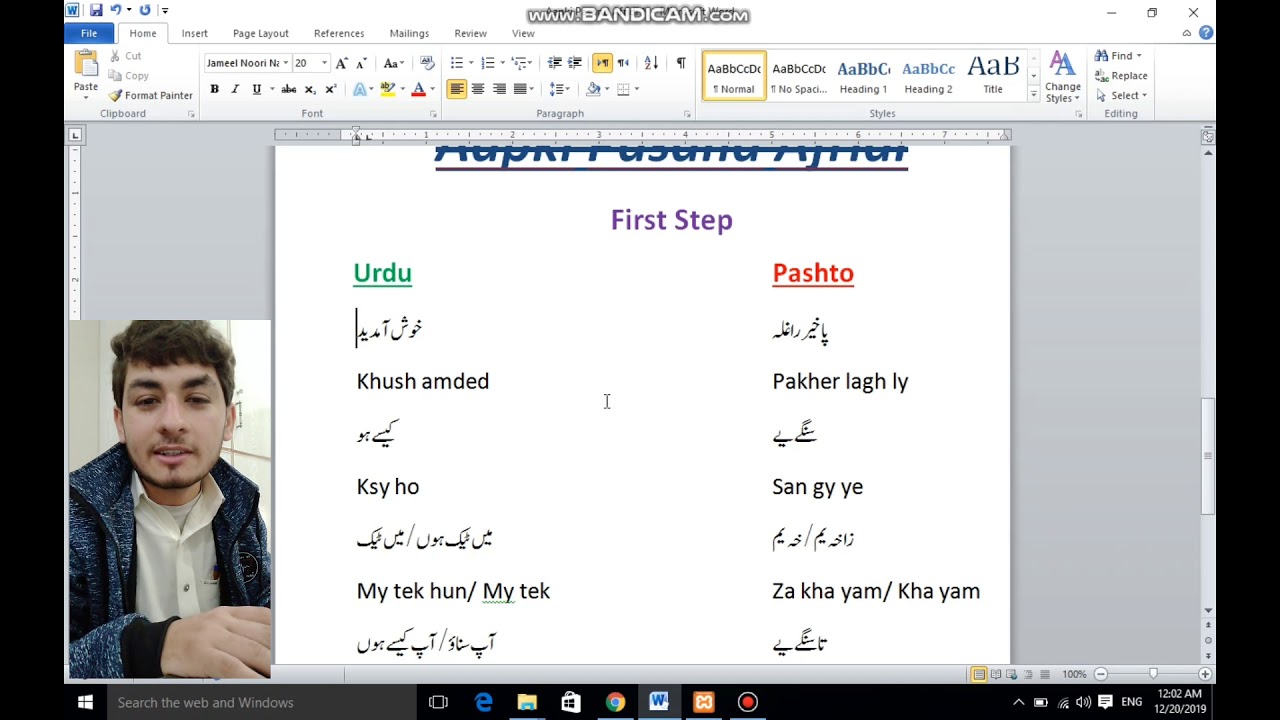 Pashto Lecture 1 | Learn Pashto Easily | Aapki Pasand Afridi