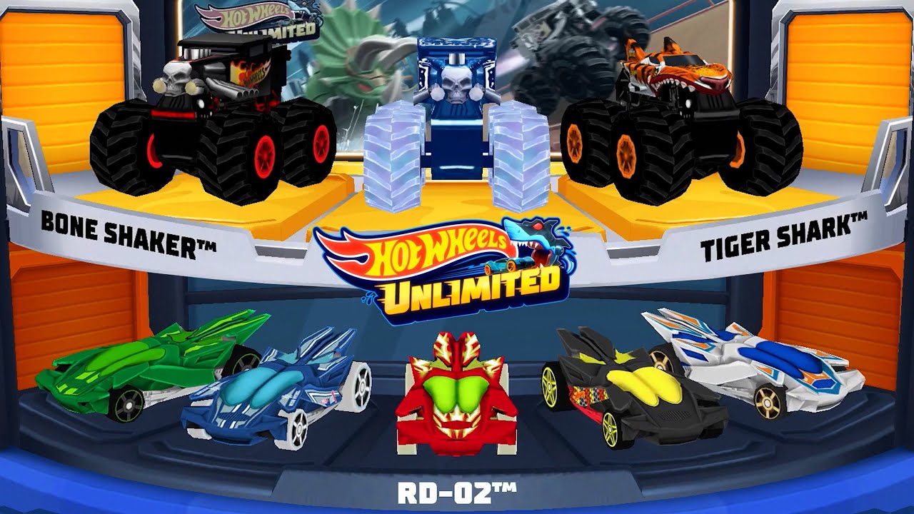 Hot Wheels Unlimited 2: Let’s Race Monster Trucks Blizzard Basher, RD-02