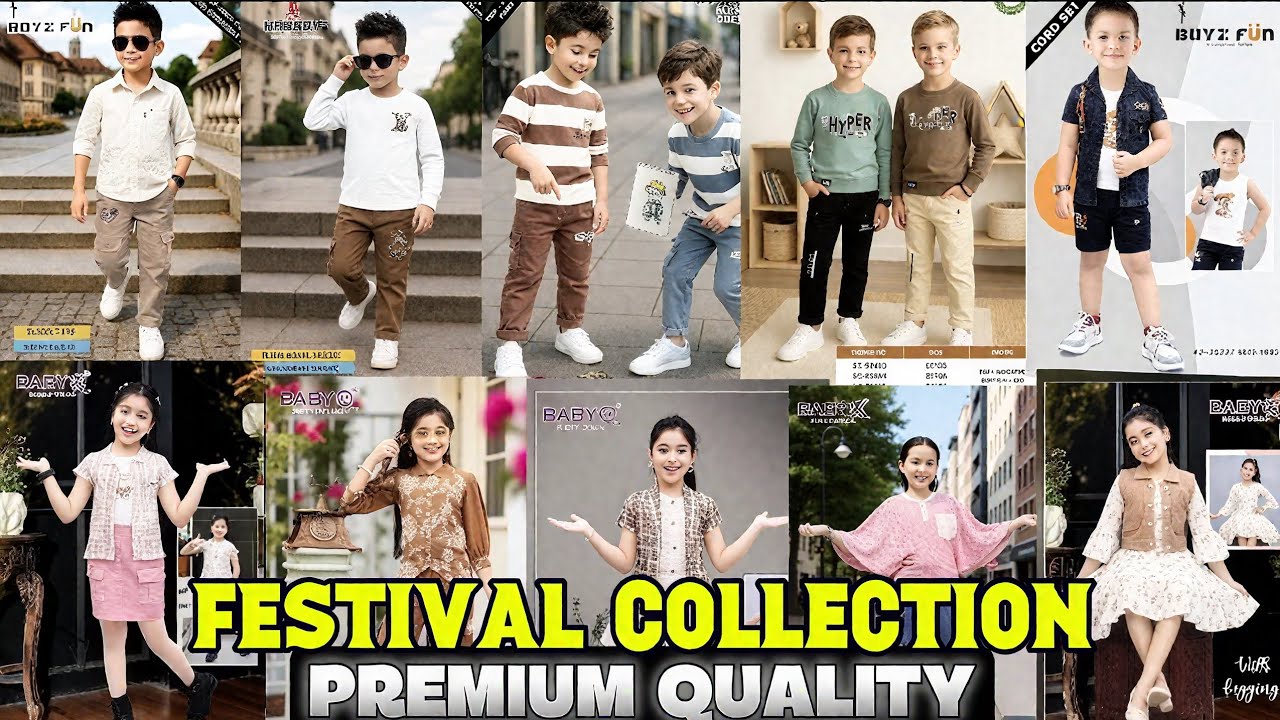 EXCLUSIVE QUALITY FESTIVAL COLLECTION | KIDSWEAR WHOLESALER